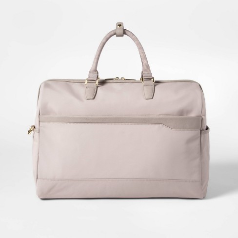 thickness main italic Weekender Bag Taupe - Open Story™ : Target