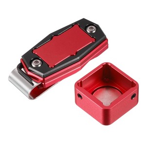 Unique Bargains Aluminum Billiard Magnetic Chalk Holders with Belt Clip - 1 of 4
