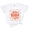 Simply Sage Market Checkered Mama Flowers Garment Dyed Tee - L - White - 2 of 4