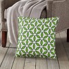 Kensington Garden 20"x20" Oversize Rings Cotton Canvas Square Throw Pillow - 2 of 3