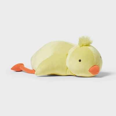 Chick Weighted Plush Kids' Throw Pillow Yellow - Pillowfort™