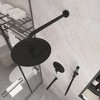 CLIHOME 10-Inch Three-function Wall-mounted Round Shower Set With Swivel Bathtub Spout - 4 of 4