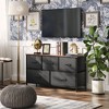 Fabric Dresser for Bedroom, Wide 5-Drawer Chest of Drawers with Storage Organizer Unit - 3 of 4