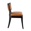 Modway Pristine Solid Wood and Vegan Leather Dining Chairs in Tan (Set of 2) - 3 of 4