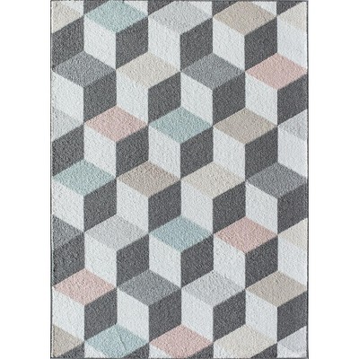 Rugs America Mika Geometric Contemporary Area Rug