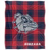Gonzaga University Campus Plaid Spirit Silky Touch Super Soft Throw Blanket 50x60 - 2 of 4