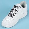Elerevyo Gender Neutral Colorful Soft Flat Shoe Laces for Sneakers Sports 2 Pairs - 2 of 4