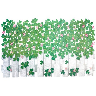 Slickblue Green Garden Wall Decals – Vinyl Stickers with White Edges, Ideal for Smooth Walls, Large & X-Large Sizes