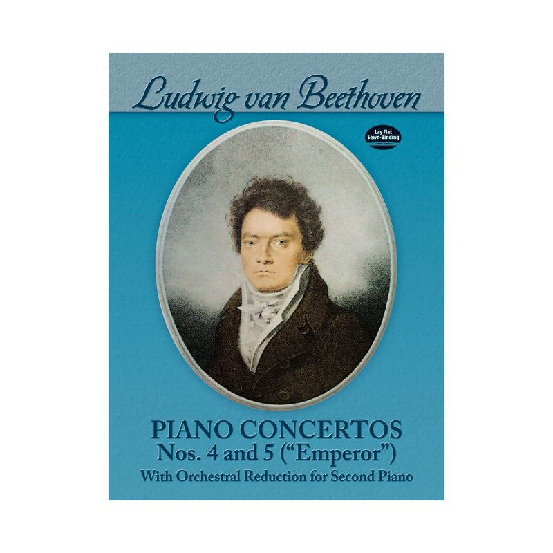 Piano Concertos Nos. 4 and 5 (Emperor) - (Dover Classical Piano Music: Four Hands) by  Ludwig Van Beethoven (Paperback), 1 of 2