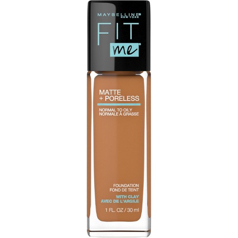 Maybelline Fit Me Matte + Poreless Oil Free Liquid Foundation - 1 Fl Oz ...