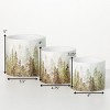 Forest Scene Planter Multicolor 5"H  Set of 3 - 4 of 4