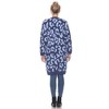 Maternity Leopard Print Open Front High Pile Fleece Coat -White Mark - 4 of 4