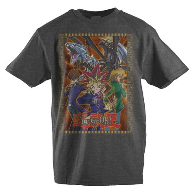 Yugioh Main Characters Youth Boys Graphic Tees T-Shirt