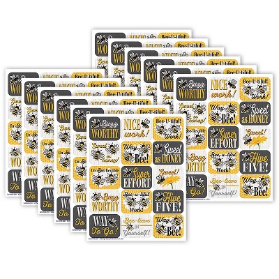 Eureka® The Hive Success Stickers, 120 Per Pack, 12 Packs