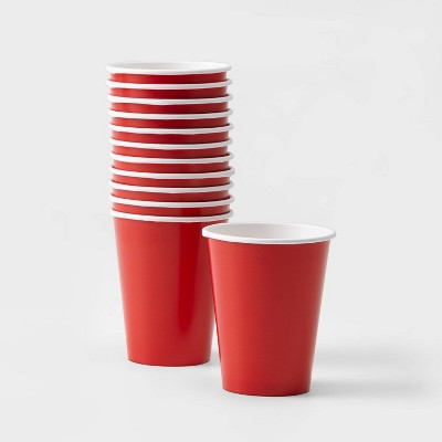 12ct Disposable Cups Red - Wondershop™