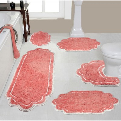 Allure Collection Cotton Tufted Bath Rug Set Set of 5 - Home Weavers