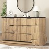 Modern Multi-functional MDF Sideboard Cabinet for Living Room, Dining Room, Bedroom, Terrace - 4 of 4