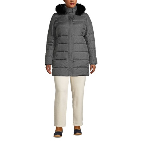 Lands end winter long down outlet coat