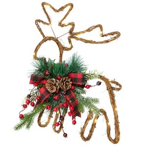 The Lakeside Collection Woven Figural Holiday Wall Hangings - 1 of 2