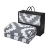 Washable Outdoor Rug with Classic Checked Pattern - 4 of 4