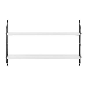 24.5" x 15.75" Severini Floating Bracket 2 Tier Wall Shelf - Danya B. - 1 of 4