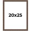 PosterPalooza | Elegant Brown Picture Frame - UV Acrylic, Foam Board Backing, Hanging Hardware - 2 of 4