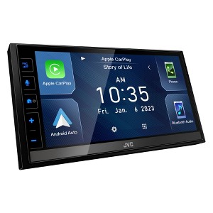 JVC KW-M785BW 6.8" Short Chassis Multimedia Receiver, Compatible with Apple CarPlay & Android Auto, iDatalink Maestro Ready, Bluetooth 4.2 - 1 of 4