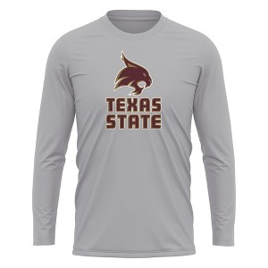 Men's Texas State University Adult Sport Long Sleeve Shirt Primary Logo - 1 of 4