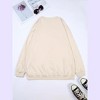 Coolmee Women's Long Sleeve Crewneck Sweatshirt Print Soft Loose Pullover Casual Fashion Sweatshirts for Winter - 2 of 3