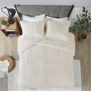 Polar Brushed Faux Fur Comforter Mini Set - 1 of 4