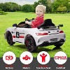12V Ride on Car for Kids with Remote Contorl, Battery Powered Sports Car, One Button Assemble Wheels for Boys Girls - 3 of 4