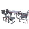 PAGED Patio Dining Set Modern Outdoor Table and Chairs with Armchairs for Outdoor, Patio, Terrace - 4 of 4
