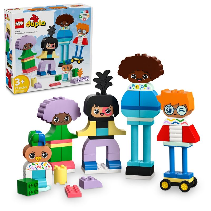 LEGO DUPLO Town Buildable People with Big Emotions Interactive Toy 10423, 1 of 9