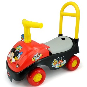 Disney Mickey Foldable Handle Ride-on W/ Interactive Dashboard