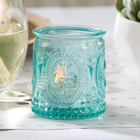 Glass Candle Jars - set of 4