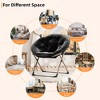 Foldable Lounger Faux Fur Saucer Chair for Dorm & Bedroom - 4 of 4