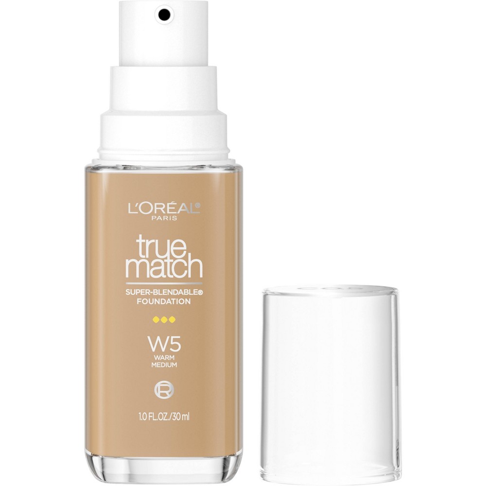 Photos - Other Cosmetics LOreal L'Oreal Paris True Match Super Blendable Foundation - W5 - 1 fl oz 