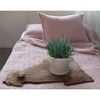 Storied Home Round Stoneware Planter with Reactive Glaze, Cream - 3 of 4