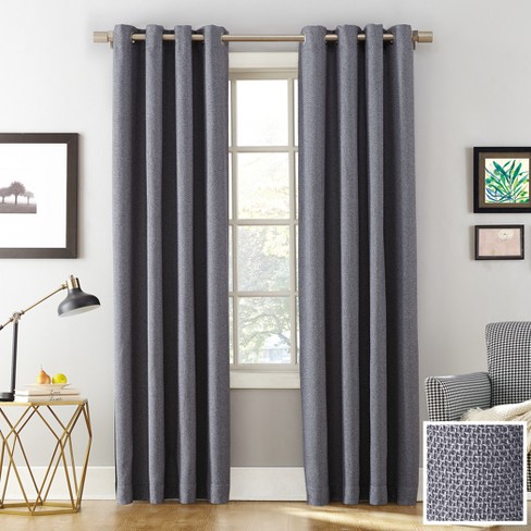 Sun Zero Baxter Theater Grade 100 Blackout Grommet Curtain Panel