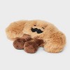 Monsieur Croissant Cat Plush Toy - Boots & Barkley™ Brown - 2 of 2