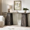 Hommoo 63 inch Narrow Farmhouse Console Table - 2 of 4