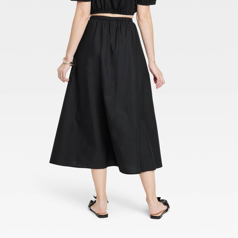 Women's Midi A-Line Skirt - A New Day™, 3 of 11