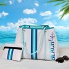 Pavilion Gift Company - Beach Life - Neoprene Tote Bag with Tethered Inner Pouch - Handbags - 2 of 4