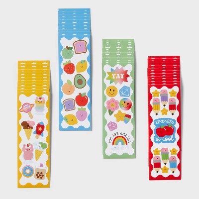 48pk Sticker Sheets Classroom Party Favor - Spritz™