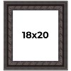PosterPalooza | 3.5" Wide Ornate Black Picture Frame - UV Acrylic, Foam Board Backing, Hanging Hardware - 2 of 4