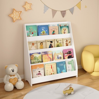 Lycvki 4-Tier Kids Bookshelf