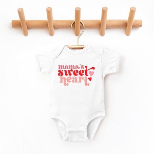 The Juniper Shop Pink Sweet Heart Baby Bodysuit - 1 of 2