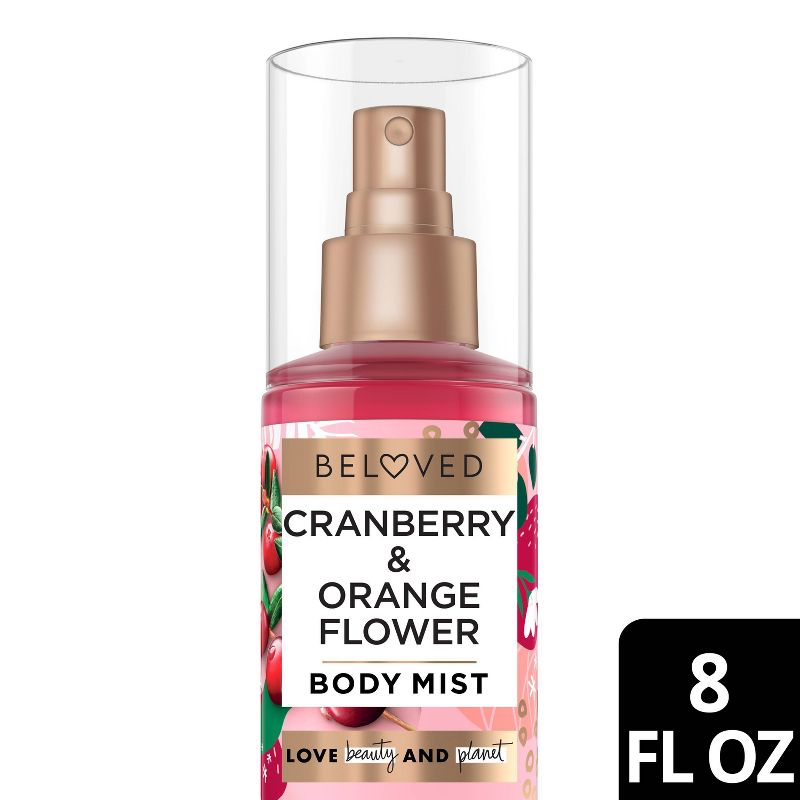 Beloved Cranberry and Orange Flower Body Mist - 8 fl oz, 1 of 6