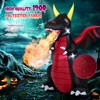 Tangkula 8 FT Tall Halloween Inflatable Dragon Indoor Outdoor Blow up Decoration w/Wing Tail, Bright Internal Lights Giant Animated Dragon - 4 of 4