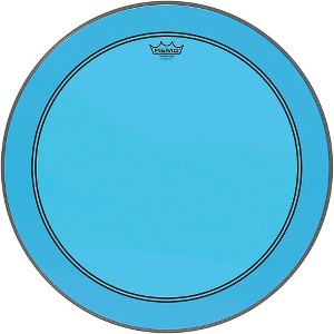 Remo Powerstroke P3 Colortone Blue Bass Drum Head - 1 of 2